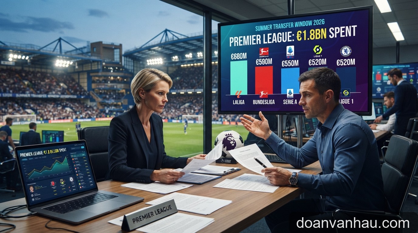 Chuyển nhượng hè 2026: Khi Premier League tiếp tục 'thâu tóm' thị trường với 1,8 tỷ euro